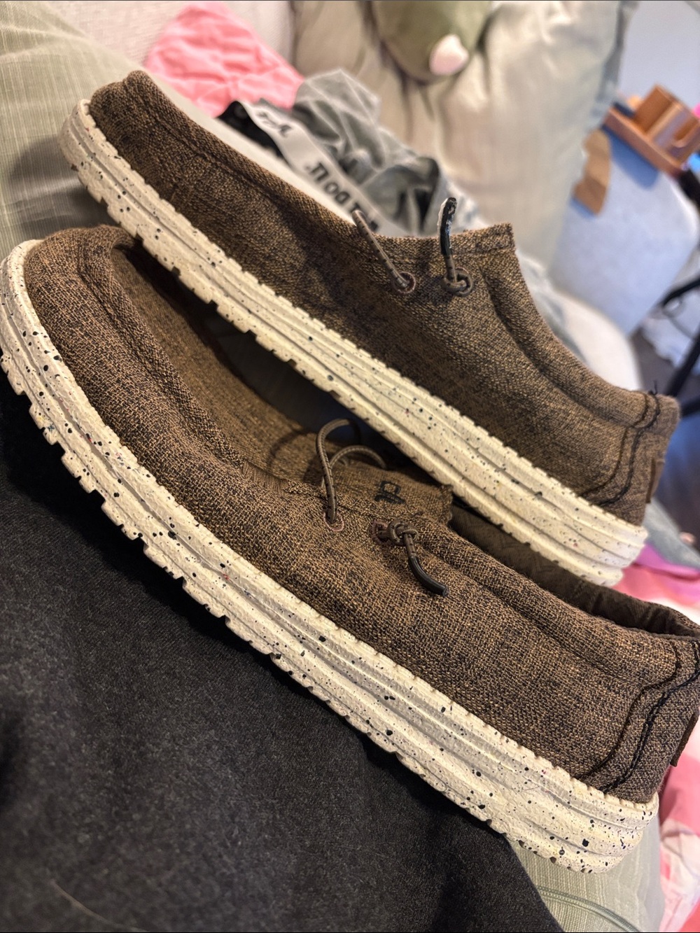 Men’s Hey Dude Brown Slip-On